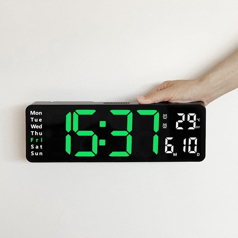 Relogio Digital de Parede Com controle e Led
