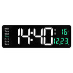 Relogio Digital de Parede Com controle e Led