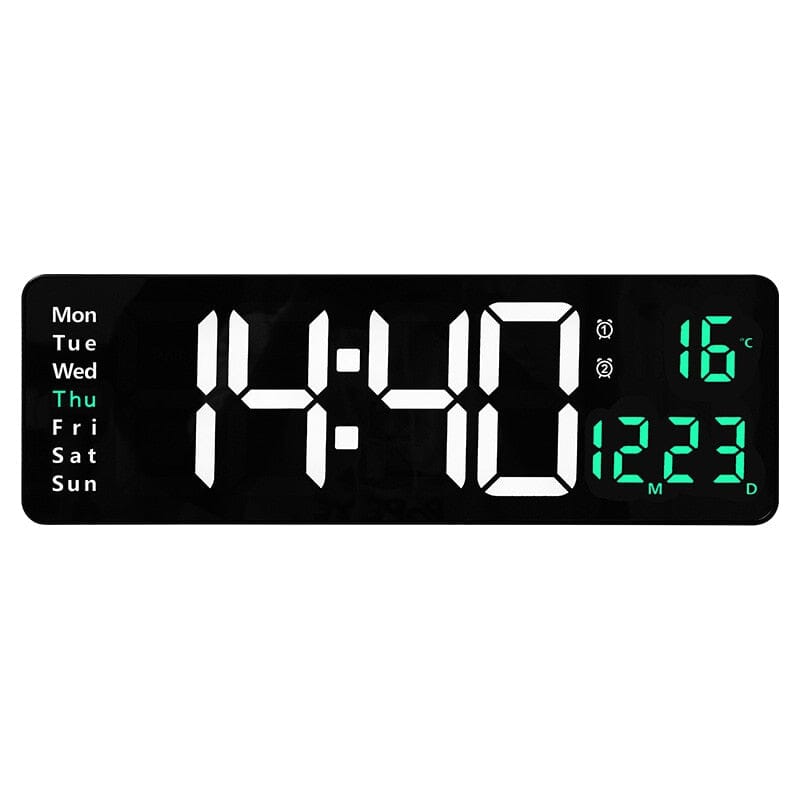 Relogio Digital de Parede Com controle e Led