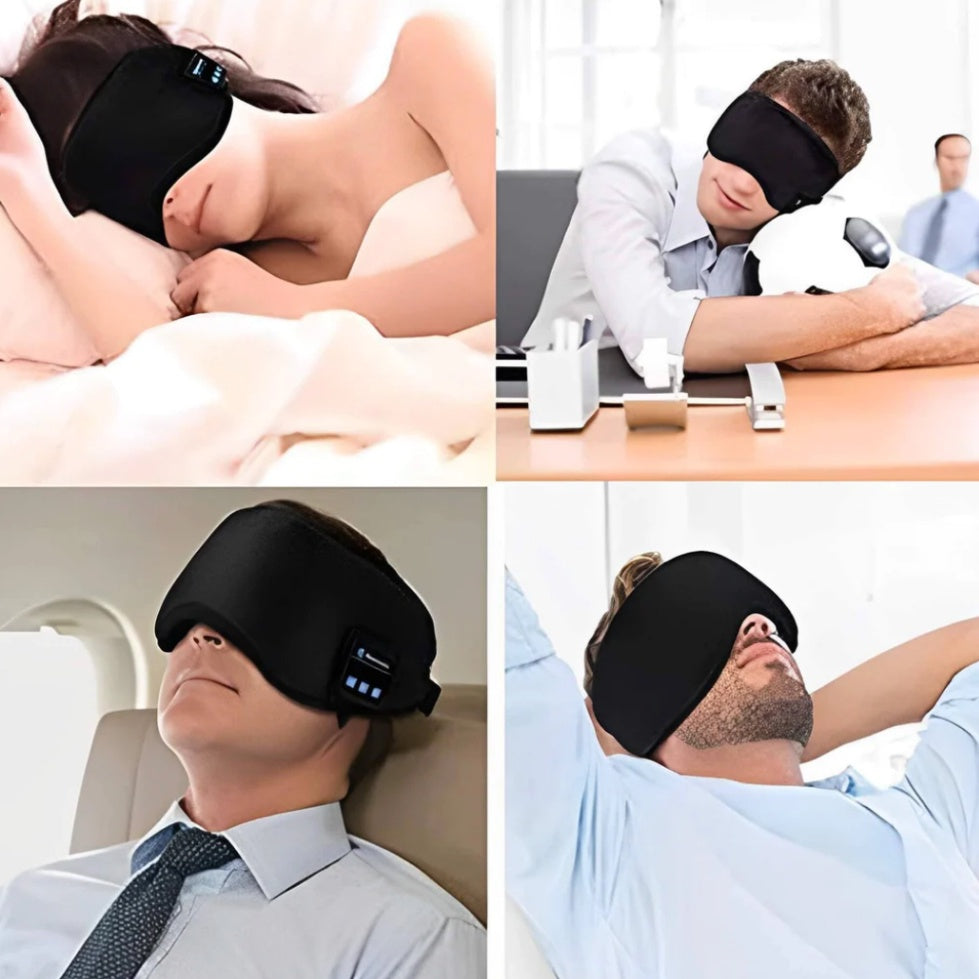 Fone de Ouvido Bluetooth com Bloqueio de Luz e Ruídos - SleepTech