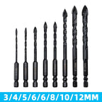 8 Brocas Hexagonais